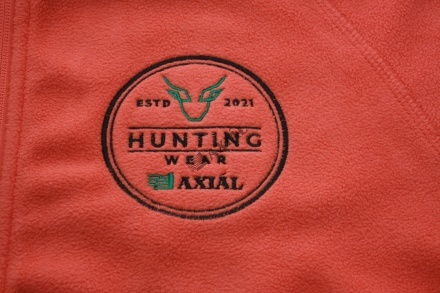 Axiál Hunting Wear narancs polár pulcsi XL
